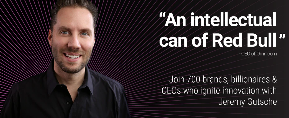 Innovation Keynote Speaker Jeremy Gutsche 